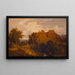 Landscape view towards Ardea - Alessandro Castelli — framed artwork on a wall
