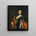 Portrait of a Lady - Alessandro Longhi — framed artwork on a wall