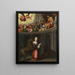 Saint Martyr Painting - Alessandro Maganza — framed artwork on a wall