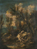Moines Chartreux in a Landscape - Alessandro Magnasco — artwork view