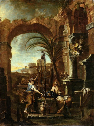 The Christ and the Samaritan Woman - Alessandro Magnasco — artwork view