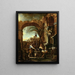 The Christ and the Samaritan Woman - Alessandro Magnasco — framed artwork on a wall