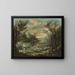 The Christ at the Sea of Galilee - Alessandro Magnasco — framed artwork on a wall