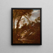 Hermits Anchoretes - Alessandro Magnasco — framed artwork on a wall