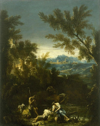 Landscape with Figures - Alessandro Magnasco — artwork view