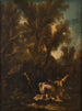 Landscape with Two Repentant Monks - Alessandro Magnasco — artwork view