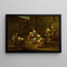 Nonnes au travail - Alessandro Magnasco — framed artwork on a wall