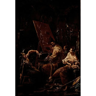 L'atelier de l'artiste - Alessandro Magnasco — artwork view