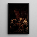 L'atelier de l'artiste - Alessandro Magnasco — framed artwork on a wall