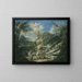 The Baptism of Christ - Alessandro Magnasco — framed artwork on a wall