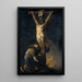 Reproduction of the painting The Crucifixion - Alessandro Magnasco