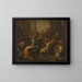 The Resurrection of Lazarus - Alessandro Magnasco — framed artwork on a wall