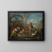 La Pie apprivoisée - Alessandro Magnasco — framed artwork on a wall