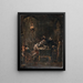 Scene of torture - Alessandro Magnasco — framed artwork on a wall