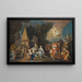 The Departure of Aeneas from Carthage - Alessandro Marchesini — framed artwork on a wall