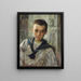 Portrait of Giorgio, son of Angelo Balbi - Alessandro Milesi — framed artwork on a wall