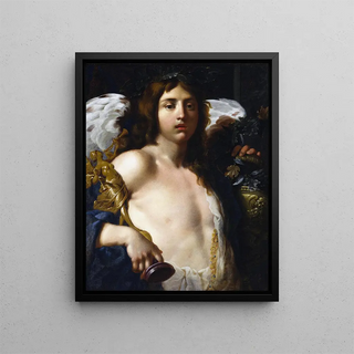 L'amour de la vertu - Alessandro Rosi — framed artwork on a wall
