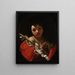 Saint John the Baptist Painting - Alessandro Rosi — framed artwork on a wall