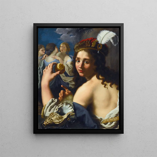 Le jugement de Paris - Alessandro Rosi — framed artwork on a wall