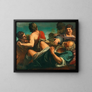 L'ivresse de Noé - Alessandro Tiarini — framed artwork on a wall
