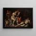Mort d'Adonis - Alessandro Turchi — framed artwork on a wall