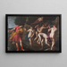 Diane et Actéon - Alessandro Turchi — framed artwork on a wall
