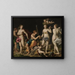 The Judgment of Paris - Alessandro Turchi — framed artwork on a wall