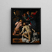 La Lamentation - Alessandro Turchi — framed artwork on a wall