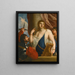 Semiramis called to arms - Alessandro Varotari — framed artwork on a wall