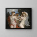 Les Trois Grâces - Alessandro Varotari — framed artwork on a wall