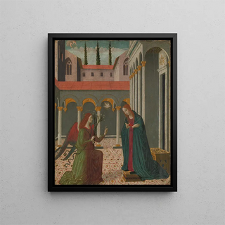 L'Annonciation - Alesso di Benozzo — framed artwork on a wall