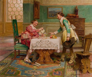 Cavaliers dans un intérieur - Alex De Andreis — artwork view