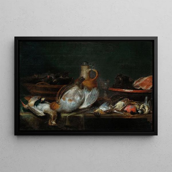 Still life - Alexander Adriaenssen — framed artwork on a wall
