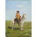 Farmer chef on a white horse - Alexander Amandus von Wahl — artwork view