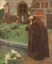 Monk in the Monastery Garden - Alexander Bertrand — artwork view