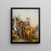 L'officier charmant - Alexander Bogdanovitch Villevalde — framed artwork on a wall