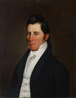 Portrait painting of Dr John H. Sanders - Alexander Bradford — artwork view