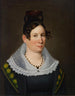 Portrait painting of Mrs. John H. Sanders - Alexander Bradford — artwork view