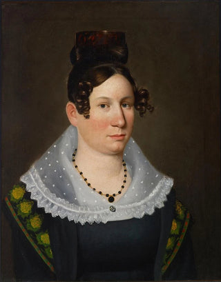 Portrait painting of Mrs. John H. Sanders - Alexander Bradford — artwork view