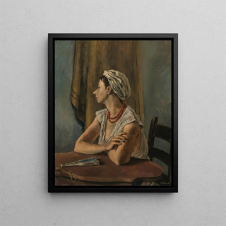 Peggy Bacon - Alexander Brook — framed artwork on a wall