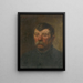 Study of an Old Man's Head - Alexander Buzna — framed artwork on a wall
