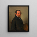 Self-portrait Alexandre Clarot - Alexander Clarot — framed artwork on a wall