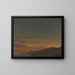Twilight on the coast - Alexander Cozens — framed artwork on a wall