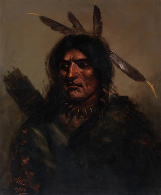 Indian man with quiver - Alexander Davis Cooper — artwork view