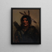 Indian man with quiver - Alexander Davis Cooper — framed artwork on a wall