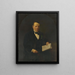 Portrait of Michael Welte - Alexander Dilger — framed artwork on a wall