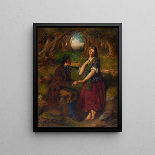 The Proposal - Alexander Fraser the Younger — framed artwork on a wall