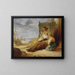 The boat model - Alexander George Fraser — framed artwork on a wall