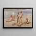 Boys bathing - Alexander Grinager — framed artwork on a wall