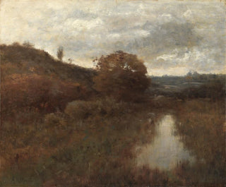 Autumn Landscape and Pond - Alexander Helwig Wyant — artwork view